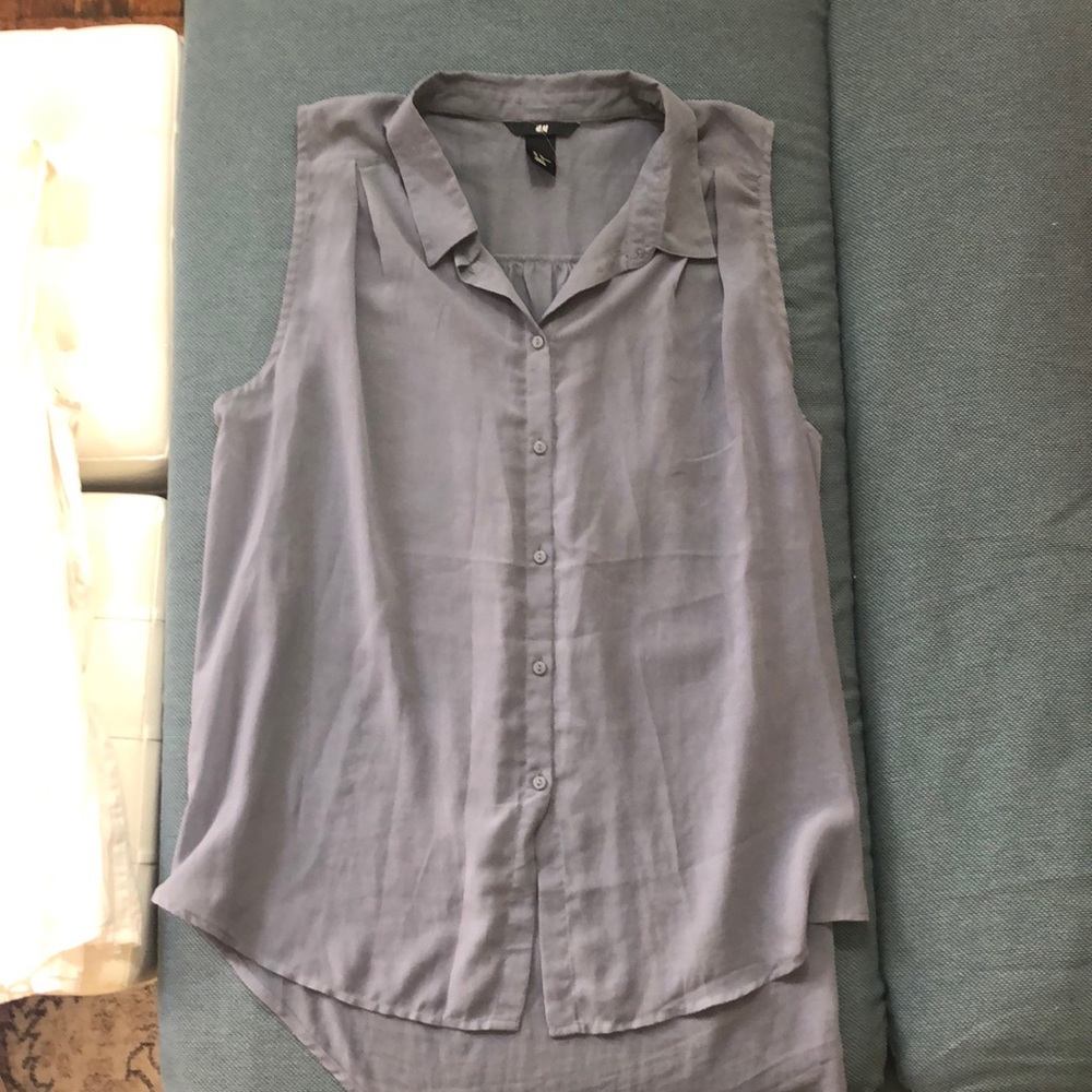 Blue H&M blouse